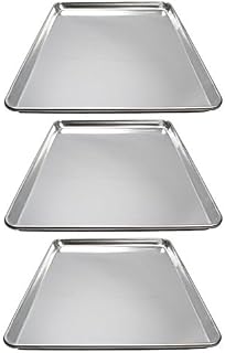 Winco Winware 13 Inch x 18 Inch Aluminum Sheet Pan (3)