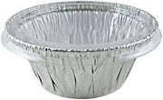 Handi-Foil 3.5 oz. Aluminum Foil Cup w/Clear Lid -Ramekin/Cupcake/Tart Container (pack of 300)