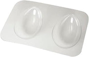 Silikomart Plastic Mould for Chocolate 2 Half-Eggs