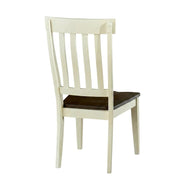Brown Toluca Slatback Side Chair 2-Piece Set by Starlight Canyon Home – Solid Rubberwood, Brown, Pack of 2