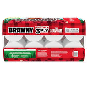 Brawny 8 Rolls (114 Sheets each) / White / 8 Triple Rolls (114 Sheets Each) Paper Towels
