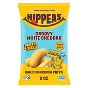 HIPPEAS Groovy White Cheddar / 8 Ounce (Pack of 1) / 1 Puffed Snacks