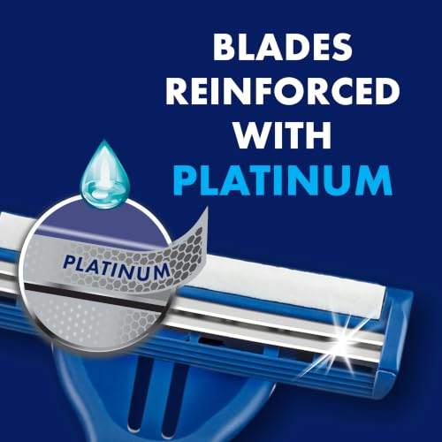Gillette 25 Count (Pack of 1) / Blue / 25 Razors Plus Pivot Disposable Razors