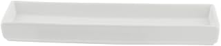 10 Strawberry Street Whittier 2.75" x 9.75" Rectangle Dish, Set of 6, White