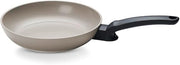 Ceratal Evo Classic Frying Pan Diameter 24 cm Warm Grey - Ceramic Pan Made Without PFAS/PTFE, Water-Based Non-Stick Coating, Ergonomic Handle, Induction, Made in Germany