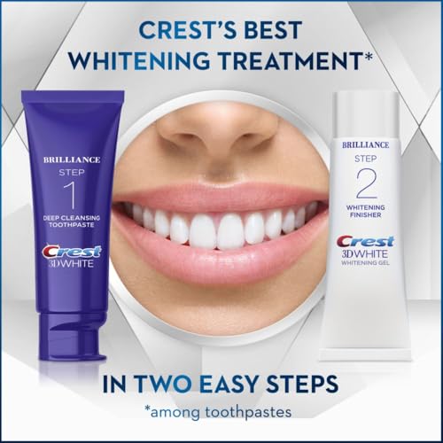 Crest Brilliance Daily / 6.3 Ounce (Pack of 4) / 1 Toothpaste