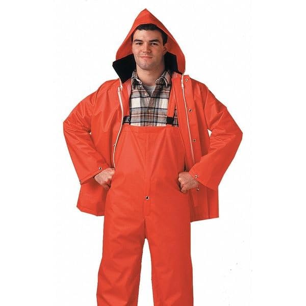 Comfort-Tuff 2-Piece Rain Suit by TINGLEY – Small, Polyester,Metal, Blaze Orange, Model S63219