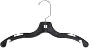 Junior Top Hangers, 14" Black case of 100