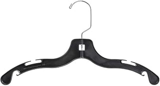 Junior Top Hangers, 14" Black case of 100