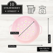 10 Strawberry Street Pink Round / 10" Round / 1 Bakers