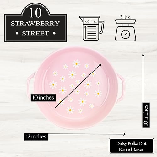 10 Strawberry Street Pink Round / 10" Round / 1 Bakers