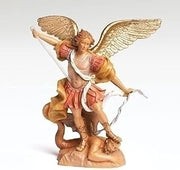 Fontanini by Roman Inc., Saint Michael, 6.5" Collection, Nativity Figure and Accessories, Hand Sculpted and Painted