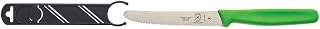 Mercer Culinary Rounded Tip Wavy Serrated Bar Knife, Green, 4.3"