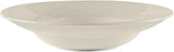 Tuxton ASU-063 Vitrified China San Marino AlumaTux Pasta/Salad Bowl, 10-1/2 oz, 10-1/4, Pearl White (Pack of 12),