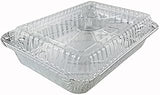 Handi-Foil 1 1/2 lb. Oblong Shallow Aluminum Take-Out Pan w/Dome Lid 50/Pk (pack of 50)