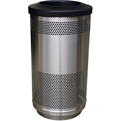 Stainless Steel Standard by Witt Industries – 35-gallon, 35.0 gallons, Steel, Stainless Steel, Model SC35P-01-SS-FT