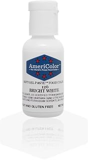 Food Coloring AmeriColor - Bright White Soft Gel Paste, .75 Ounce