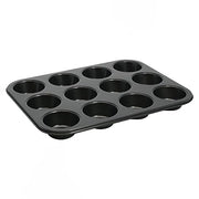 Winco 1 / 11 x 15.5 inches / Black Muffin & Cupcake Pans