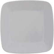 Elite Global Solutions D9SQR-NW Round-Edge White Square Melamine Plate - 9" L x 9" W x 3/4 H
