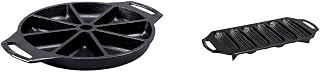 Lodge Cast Iron Wedge Pan and Cornstick Pan
