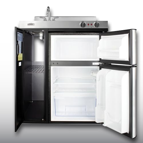 Summit Appliance Black/Stainless / 30-Inch / 3.2 cubic_feet Outdoor Refrigerators