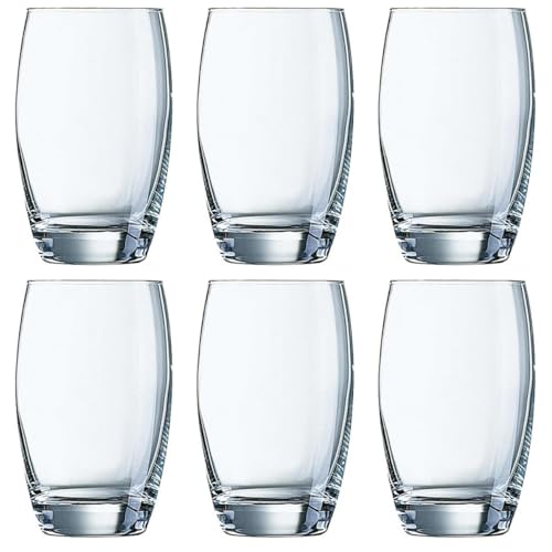 Arcoroc 6 Unité (Lot de 1) / 35 cl / Transparent/Green Tumblers & Water Glasses