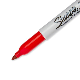 Fine Point Permanent Markers by Sharpie – 1 Count (Pack of 1), Plastic, Red, Model 30052