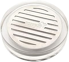 Rosseto LD127 4-1/4" Round Acrylic Drip Tray with Stainless Insert
