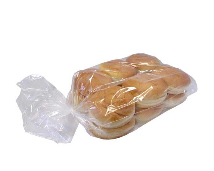 Burry Food Plain Hamburger Bun by Burry Foodservice – 15 inches (W) x 23.25 inches (L) x 9 inches (H), Pack of 96