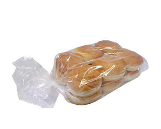 Burry Food Plain Hamburger Bun by Burry Foodservice – 15 inches (W) x 23.25 inches (L) x 9 inches (H), Pack of 96