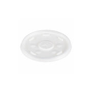 Translucent Slotted Foam Cup Lids by DART – 16 oz, 16.0 ounces, Foam, Translucent, Pack of 1000