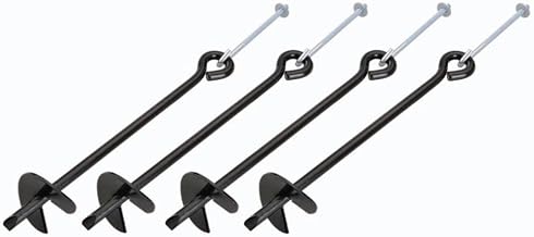 Global Industrial Earth Anchor Kit, 4 Anchors Per Kit