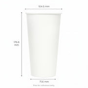 Karat 32 oz / White / Cups Cups