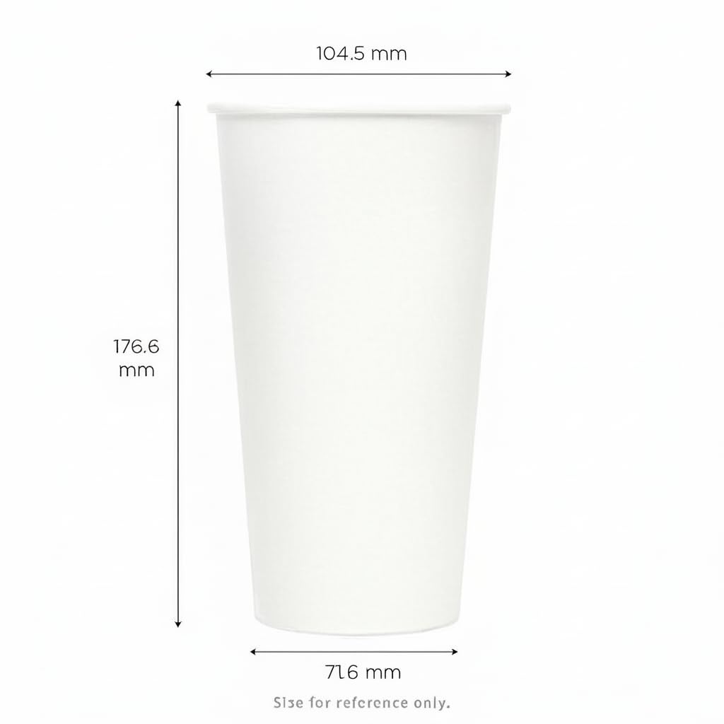 Karat 32 oz / White / Cups Cups