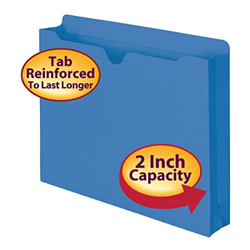 SMEAD Blue / Letter (Pack of 4) / 1 File Jackets & File Pockets