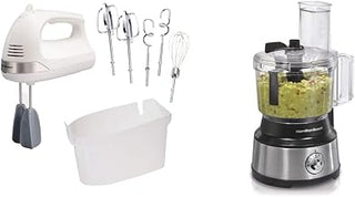 Hamilton Beach Hand Mixer + Food Processor Bundle