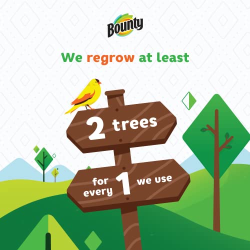 Bounty 화이트. / 1 / 113 Sheets per Roll (Pack of 4 Rolls) Paper Towels