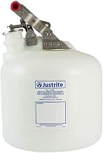 Justrite 12260 Safety Container, Corrosives, 2.5 Gal