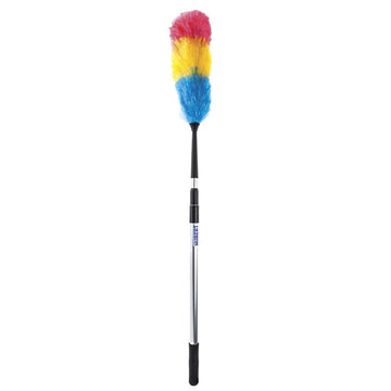 Polywool Duster - Adjustable 51" to 82"L by HUBERT – 51" to 82", Polyester, Multicolor, Model 280384/280126