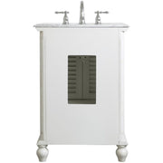 Elegant Decor 24" - Single / White / Contemporary Funnels