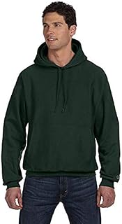 Champion 12 oz. 82/18 Reverse Weave Pullover Hood, Dark Green