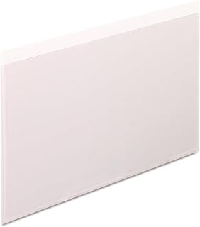 Pendaflex 99377 Self-Adhesive Pockets, 5 x 8, Clear Front/White Backing, 100/Box