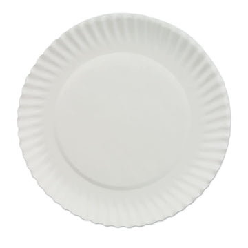 Ajmpp6Grewh 6 White Paper Plates (10 100) Green Label
