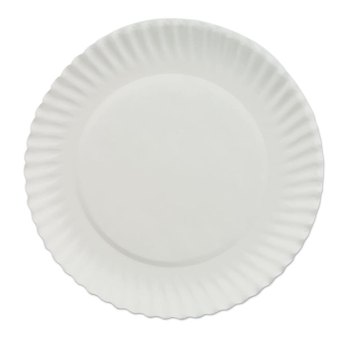 Ajmpp6Grewh 6 White Paper Plates (10 100) Green Label