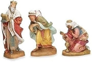 Fontanini by Roman, The Three Kings 3-Piece Set, 7.5" Collection, Nativity Figures, Made in Italy