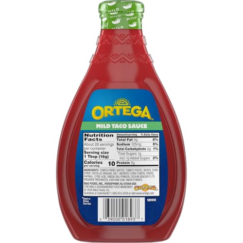 Ortega Original Mild / 16 Ounce (Pack of 1) / Mild Taco Sauce