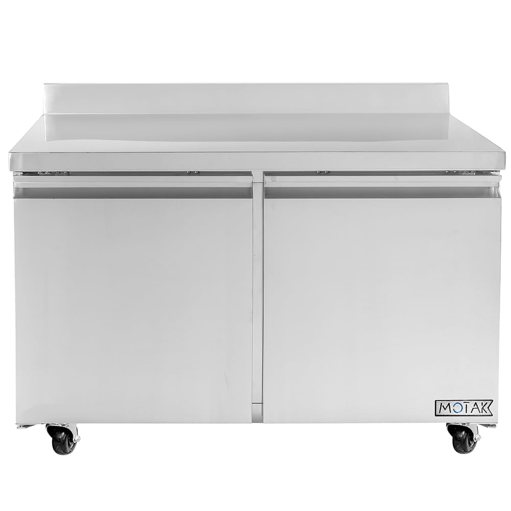 47 1/4" Worktop Refrigerator by MOTAK – 50.39x32.68x42.52, In Description, Check Images, Model MWR-48-X