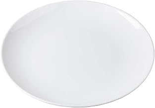 Sierra Collection Serving Platter by Tablecraft – 18.00x13.75x1.25, Melamine, White, Pack of 6, Model 11528