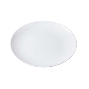 Sierra Collection Serving Platter by Tablecraft – 18.00x13.75x1.25, Melamine, White, Pack of 6, Model 11528
