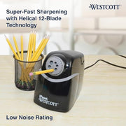 Westcott Black / Pack of 1 / iPoint Pencil Sharpeners